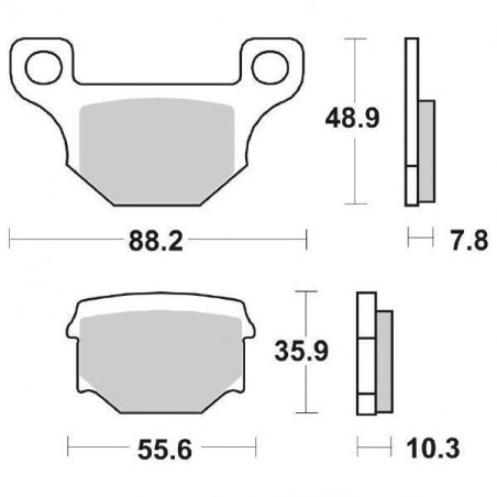 203HF_SBS_Pastiglia-freno-SBS-203HF.jpg Pastiglia freno SBS 203HF