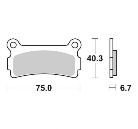 Pastiglia Freno Road HF | Ceramic Standard