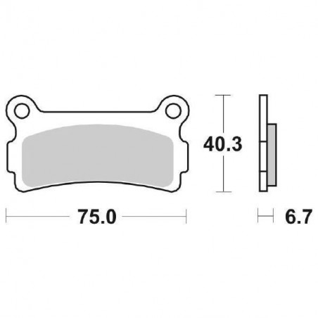 Pastiglia Freno Road HF | Ceramic Standard