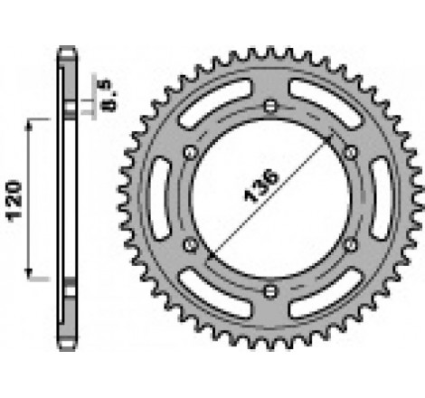 Corone z44 c45 yamaha 400...