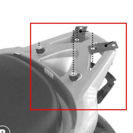 Attacco per bauletti MONOLOCK | Honda Pantheon