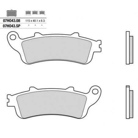 Pastiglia freno OE Road | Organica Carbon Ceramic
