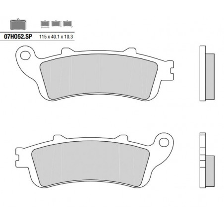 Pastiglia freno SP | Sinterizzata