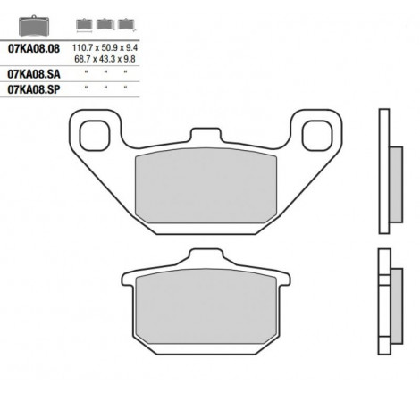Pastiglia freno OE Road |...