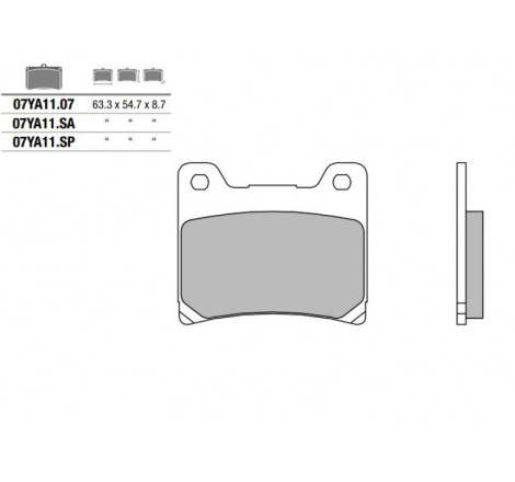 Pastiglia freno SP |...