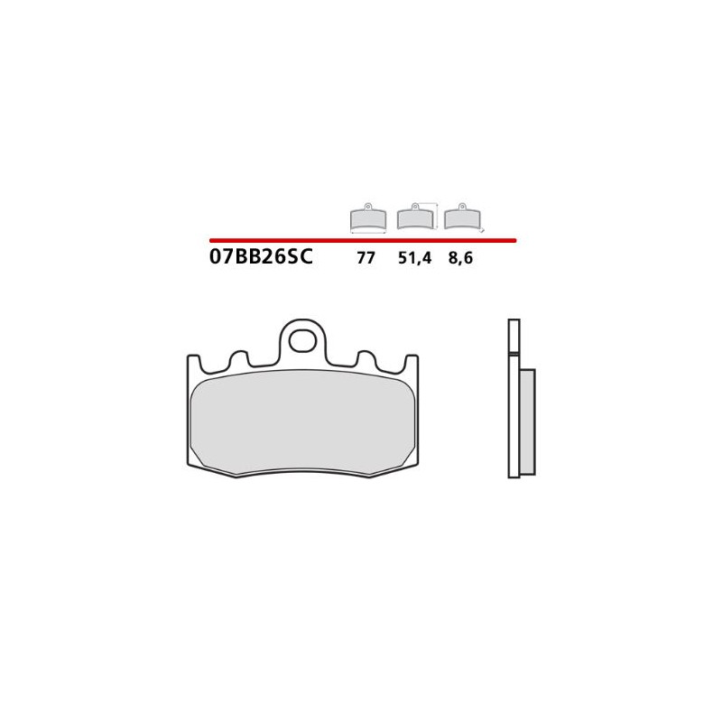 07bb26la_brembo_pastiglie freno.JPG Pastiglie brembo la 07bb26la