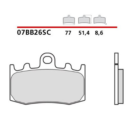 07bb26la_brembo_pastiglie freno.JPG Pastiglie brembo la 07bb26la