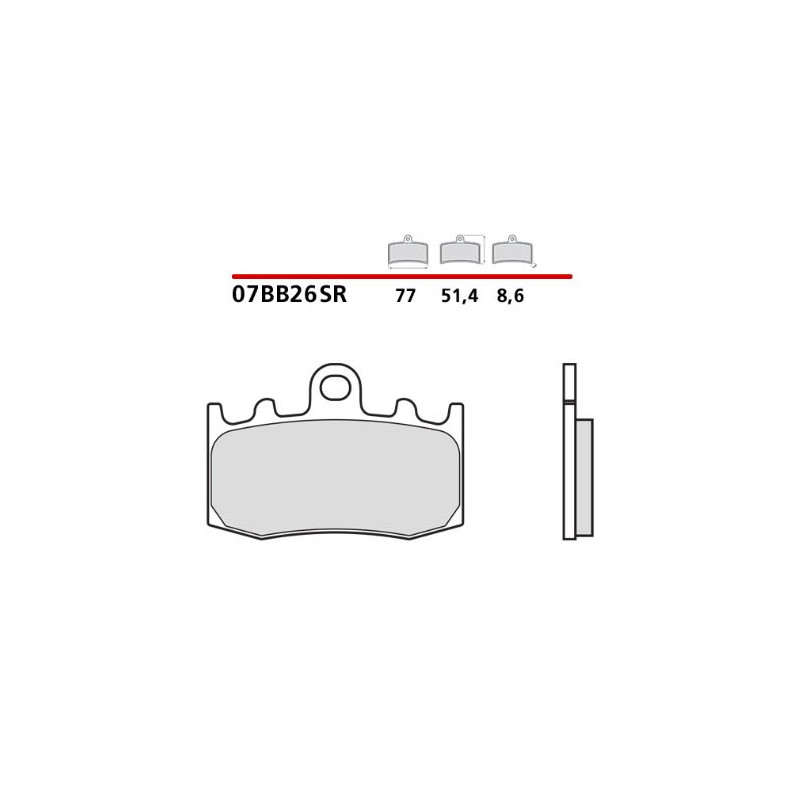 07bb26sr_brembo_pastiglie freno.JPG Pastiglie brembo sr 07bb26sr