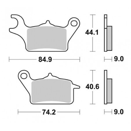 Pastiglia Freno Scooter HF | Organica Ceramica