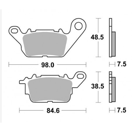 Pastiglia Freno Scooter HF | Organica Ceramica