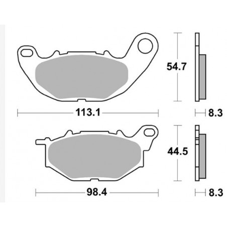 Pastiglia Freno Scooter HF | Organica Ceramica