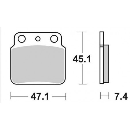 Pastiglia freno SBS 649SI