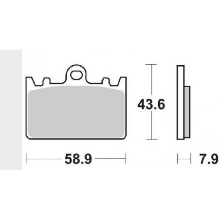 6566668_sbs_666RS_pastiglie freno.JPG Pastiglia freno Racing/Road | Sinterizzata