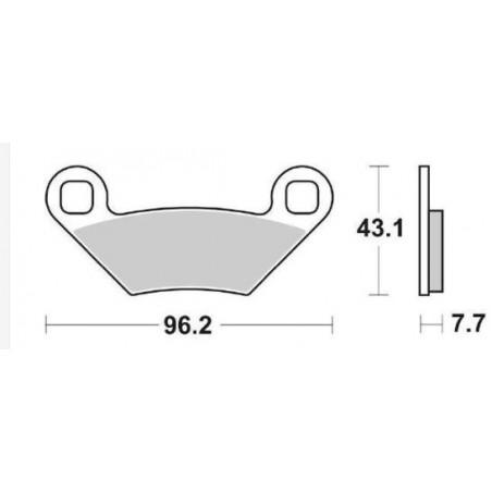 Pastiglia freno SBS 899RSI