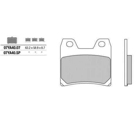 Pastiglie brembo genuine...