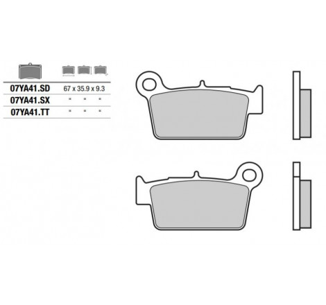 Pastiglia freno Off-Road SD...