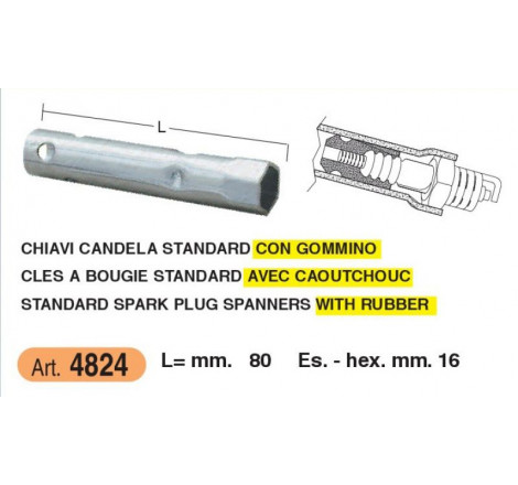 Chiave per candele standard...