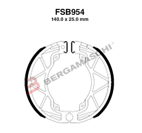 Ganasce ferodo fsb954a