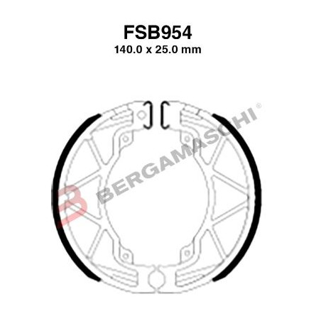 Ganasce ferodo fsb954a