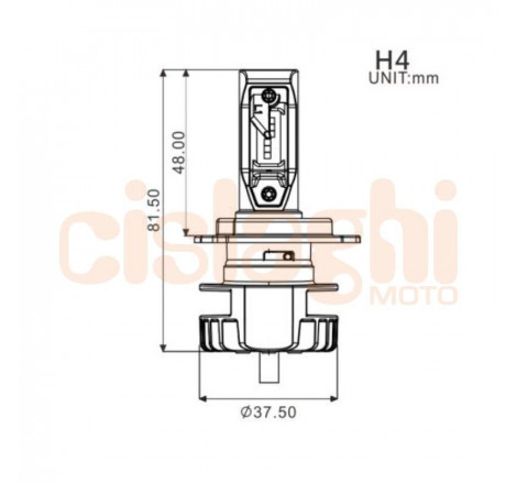 Lampadina a led H4