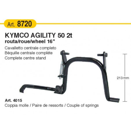 Cavalletto centrale completo da 21,3 cm