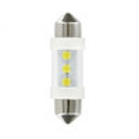 Cp.lampade sil.36mm 3led blu