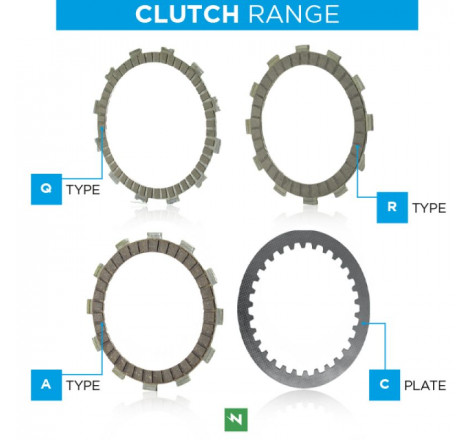 Set dischi frizione guarniti