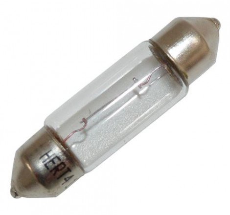 lampada siluro 12v-15w (10,5x38)