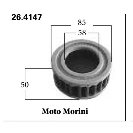 Filtro aria morini 500 rif. miw: mm33101