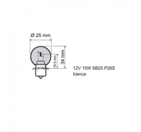 Lampada a piattello 12v-30w