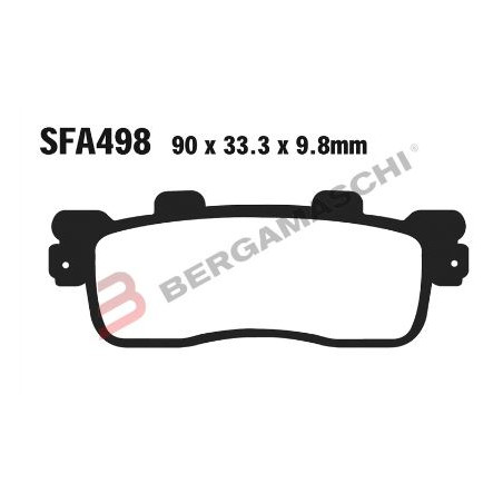 Pastiglie sfa kymco downtown 125/200/300 09-, kawa