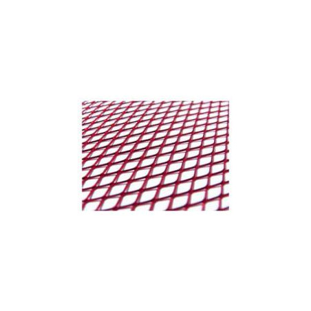 GRIGLIA DECOR.30 X 30 CM.ROSSO ANODIZZATO