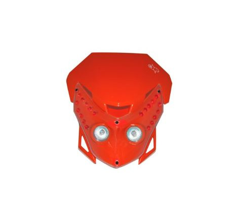 Maschera faro enduro e.t. arancio