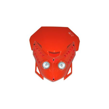 Maschera faro enduro e.t. arancio