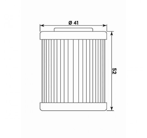 Filtro olio meiwa kt8002 equivalente hf-157