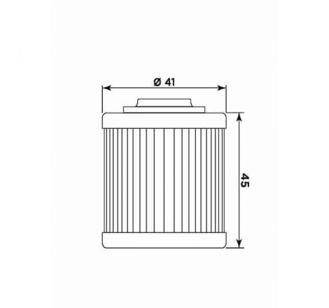 Filtro olio meiwa bo14002 equivalente hf-560