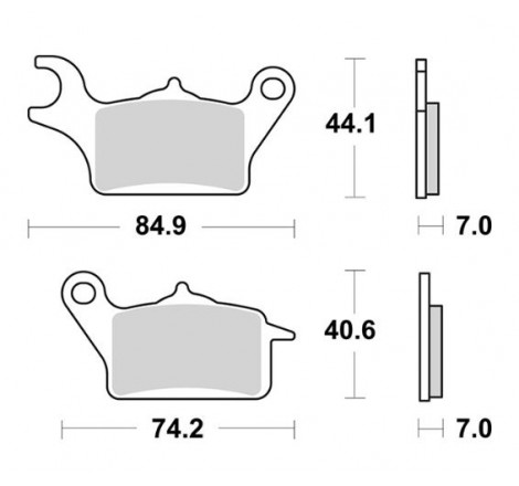 6562360-236hf-sbs-pastiglie-freno.JPG Set pastiglie freno sbs 236hf