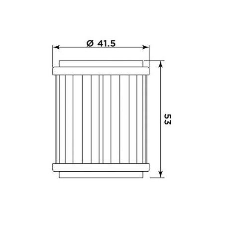 Filtro olio meiwa kt8009 equivalente hf-651