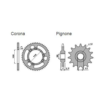 KIT BETA. 50RR SM. 02-05 Z50-12 420SH126