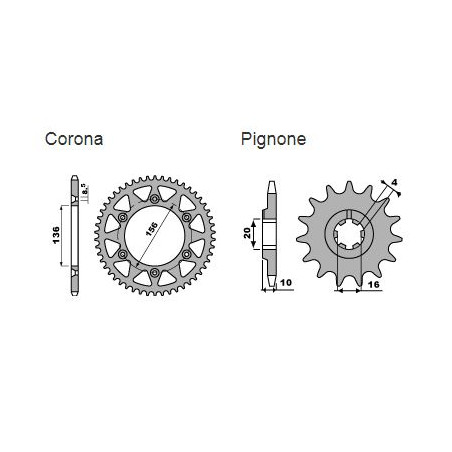 KIT HUSQUARNA 125 SM 01-06