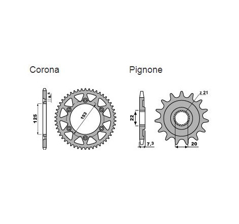 Kit honda 125 cre f 08-09 z49-13