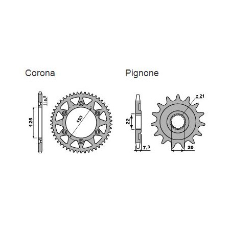 Kit honda 125 cre f 08-09 z49-13