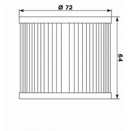 Filtro olio meiwa s3001 equivalente hf-133