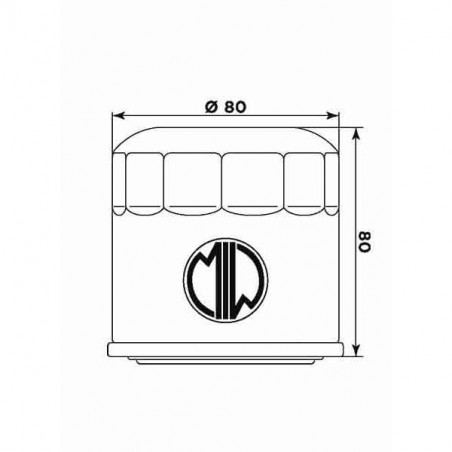 Filtro olio meiwa h1007 equivalente hf-202