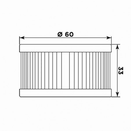 Filtro olio meiwa s3004 equivalente hf-136