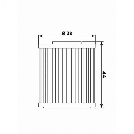 Filtro olio meiwa k2015 equivalente hf-207