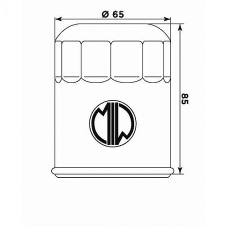 Filtro olio meiwa y4019 equivalente hf-148