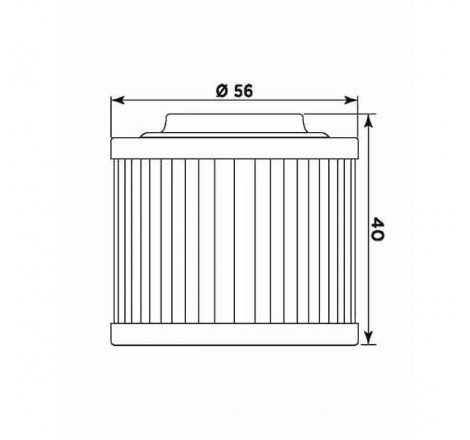 Filtro olio meiwa b9008 equivalente hf-151