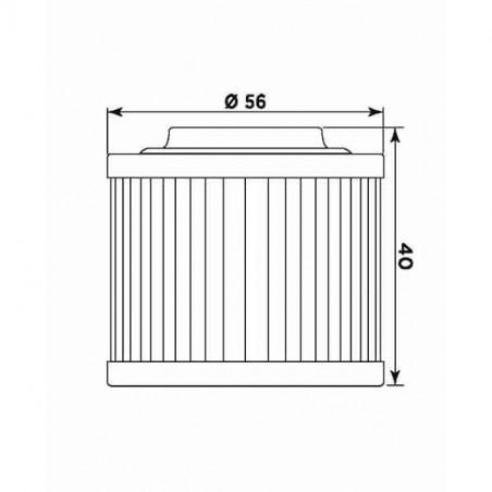 Filtro olio meiwa b9008 equivalente hf-151