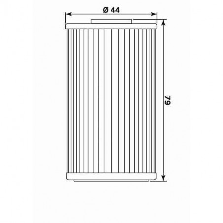 Filtro olio meiwa ky7002 equivalente hf-562